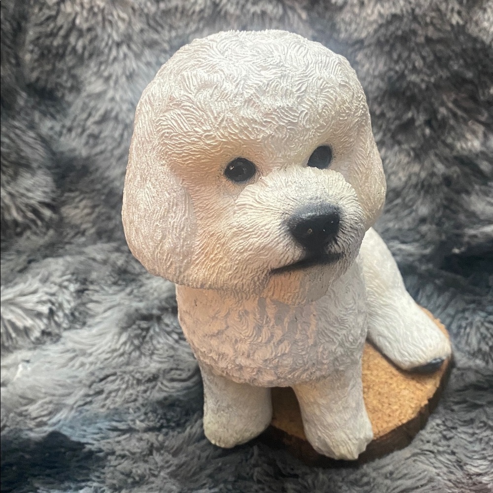 Sandicast White Dog Figurine - Picture 8 of 16